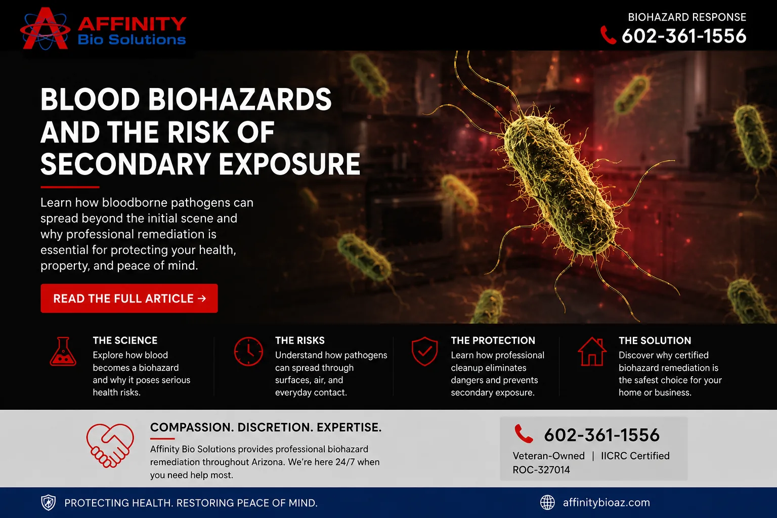 Blood Biohazards and the Risk of Secondary Exposure