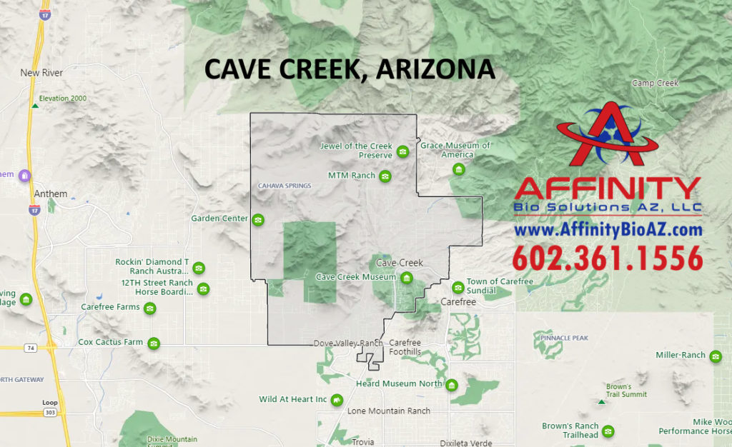 Cave Creek Arizona Map