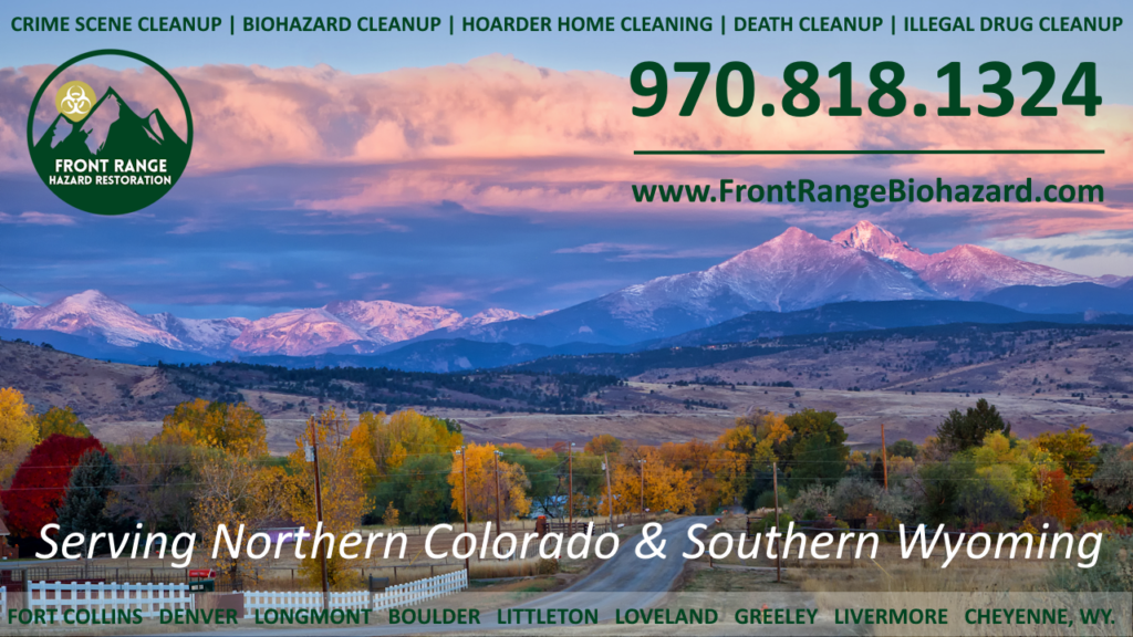 Fort Collins Colorado Crime Scene Cleanup and Biohazard Cleaning and Disposal Services