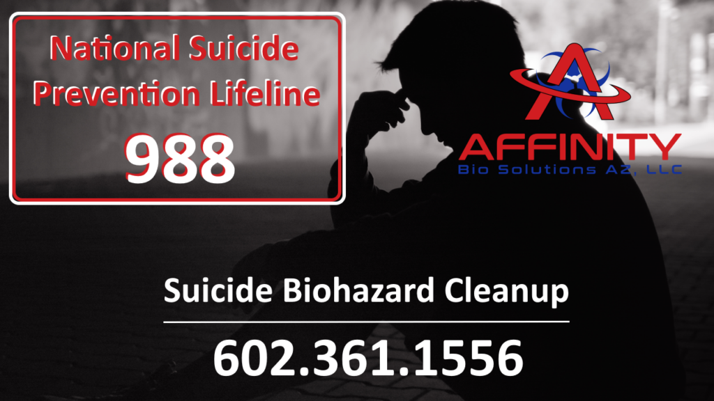 Phoenix Arizona Suicide Cleanup and National Suicide Crisis Lifeline Help Number