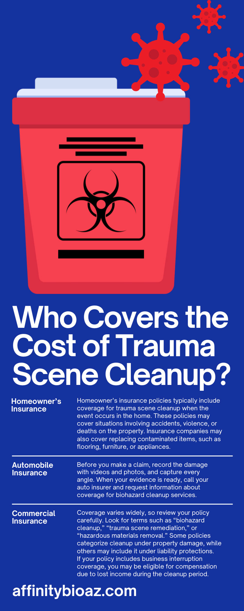 Who Covers the Cost of Trauma Scene Cleanup?